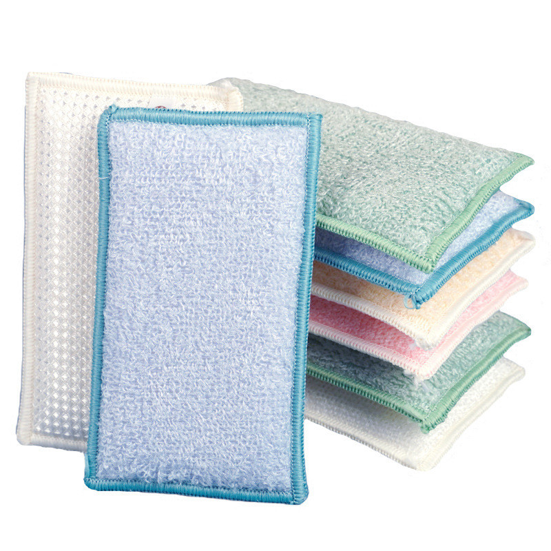 Bamboo Fiber Trunk - 3/2Pcs Double Sided Kitchen Cleaning Scouring